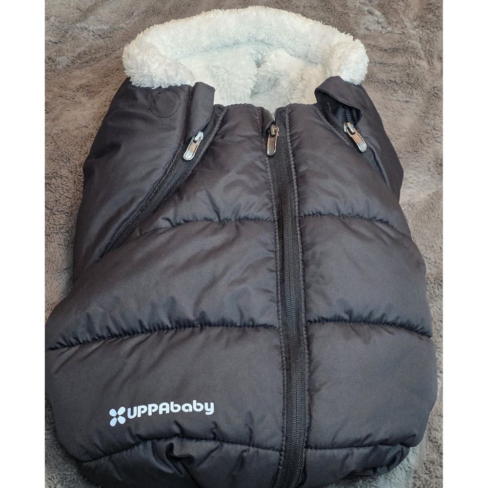 UPPAbaby CozyGanoosh Cover for Aria and Mesa Infant Car Seat Charcoal Melange